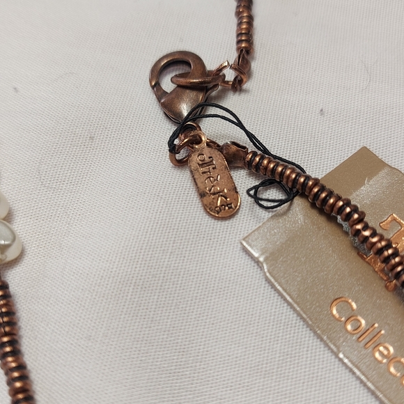 TRESKA Vintage Signed Statement Piece Handmade Original Beaded Necklace - Picture 4 of 5